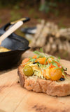 Skillet Tomato and Cheese Melt