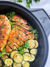 Cast Iron Grilled Chicken & Zucchini