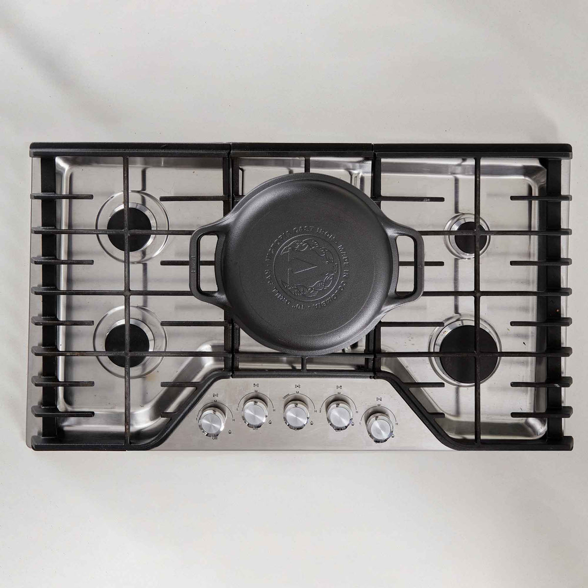 6 Qt Cast Iron Combo Cooker2 Piece Dutch Oven & Skillet Set