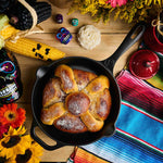 10-Inch Day of Dead Catrina Cast Iron Skillet