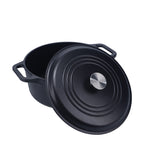 7 QT Cast Iron Dutch Oven with Lid
