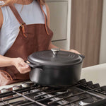 7 QT Cast Iron Dutch Oven with Lid