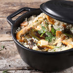 4 QT Cast Iron Dutch Oven with Lid