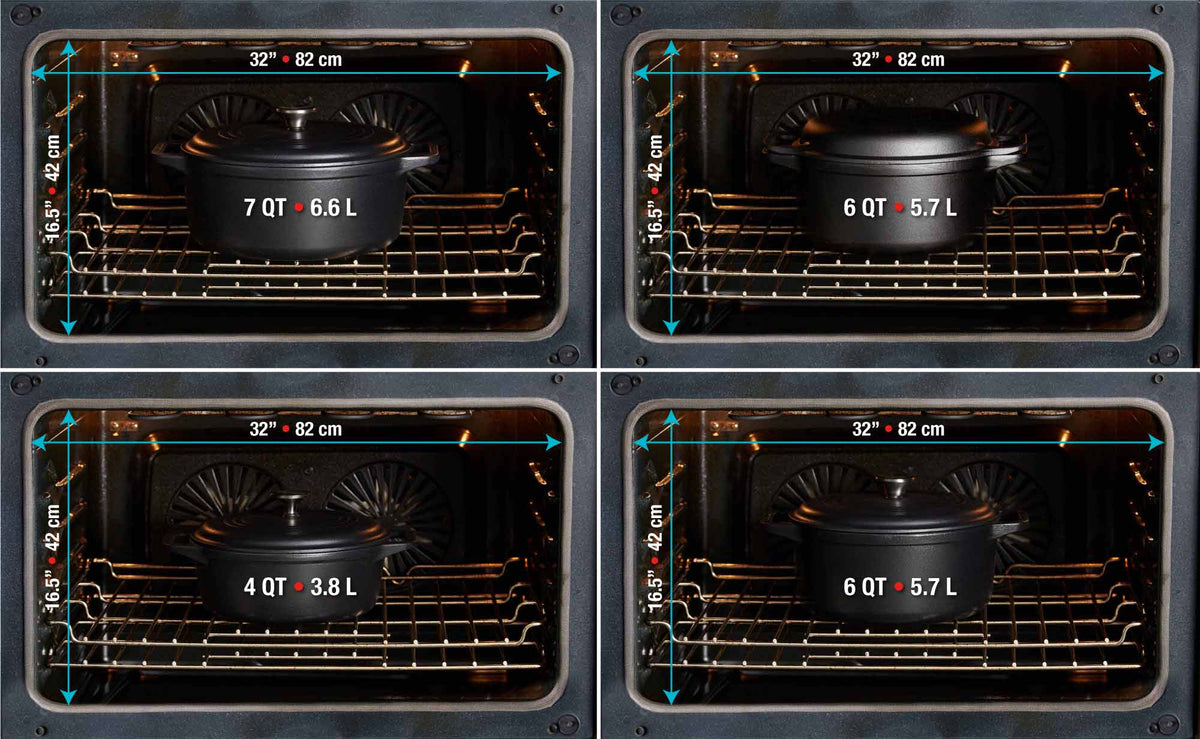 6 QT Cast Iron Dutch Oven with Lid