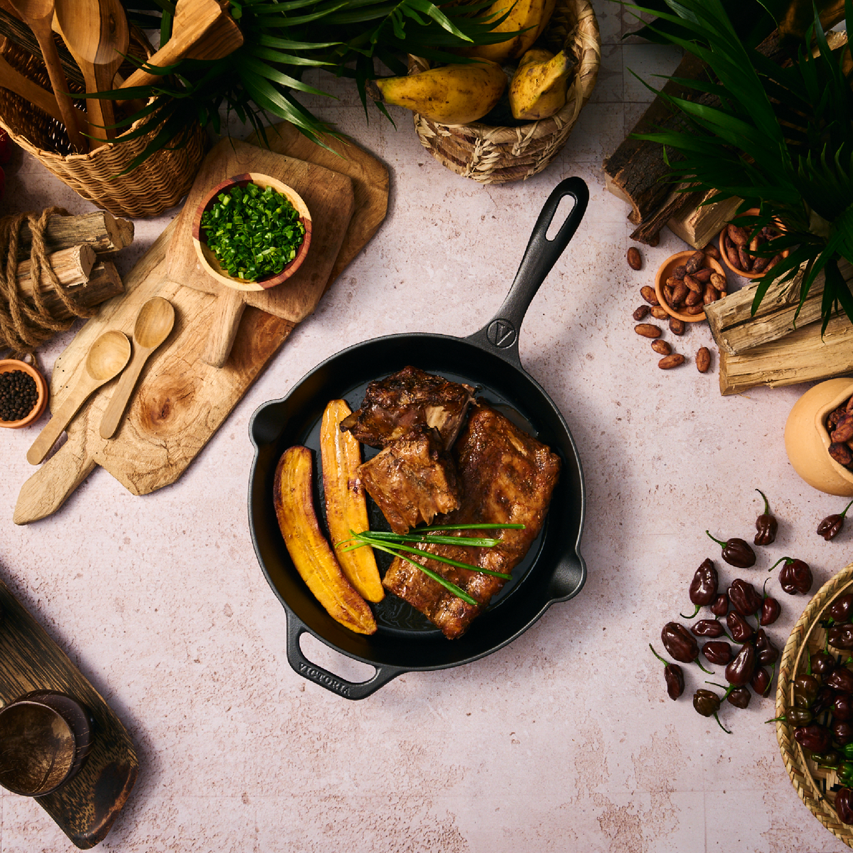 12-Inch Cast Iron Skillet Jaguar