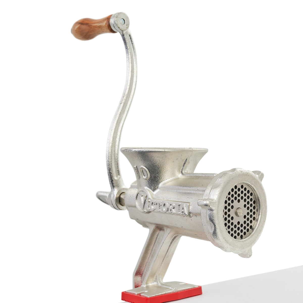 Cast Iron Tinned Meat Grinder #10 with Table Clamp