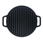 12.5-Inch Round Cast Iron Reversible Grill & Griddle