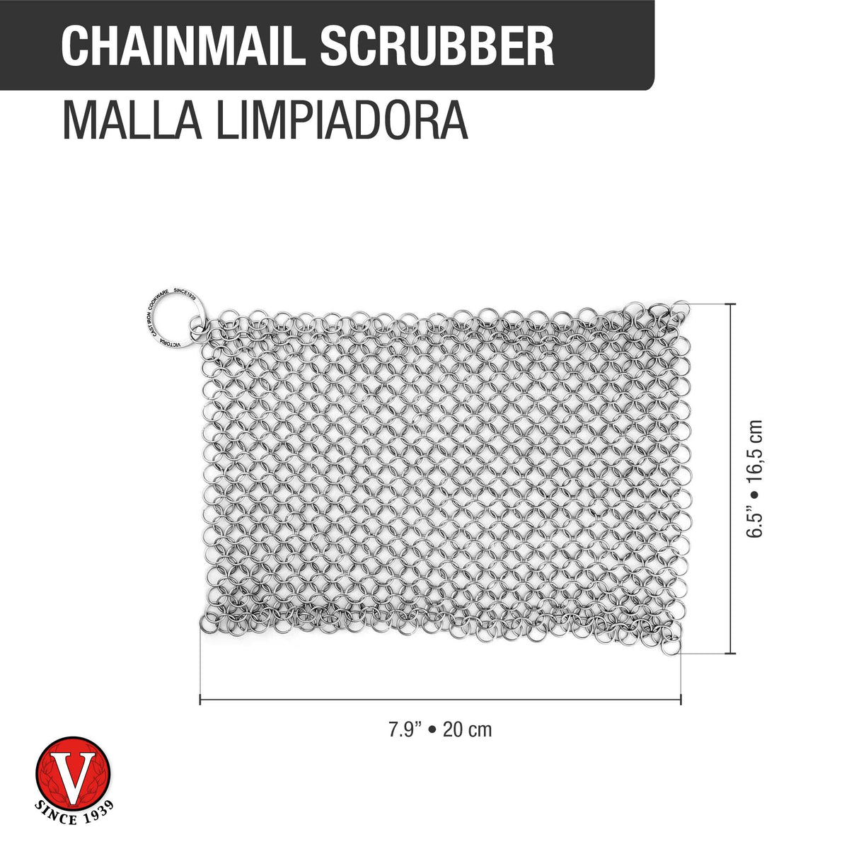 Chainmail Scrubber - Cleaner For Cast Iron