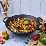 Cast Iron 14-Inch Wok