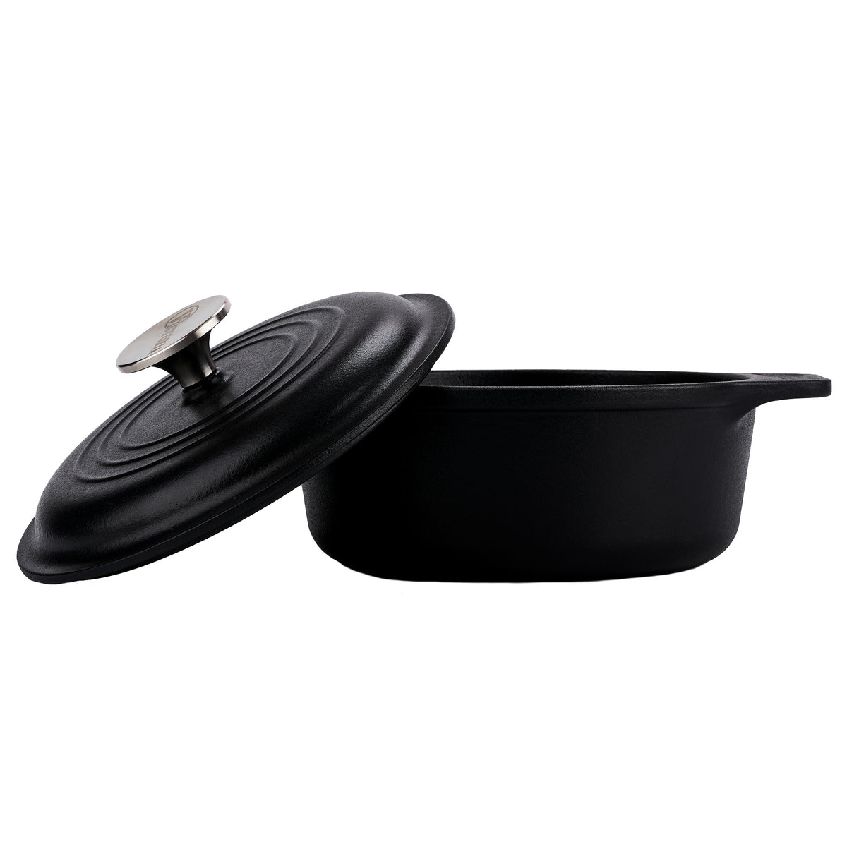 2 QT Cast Iron Dutch Oven with Lid
