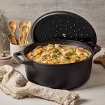 6 QT Cast Iron Dutch Oven with Lid