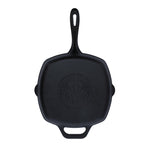 Square Cast Iron Grill Pan 10in x 10in