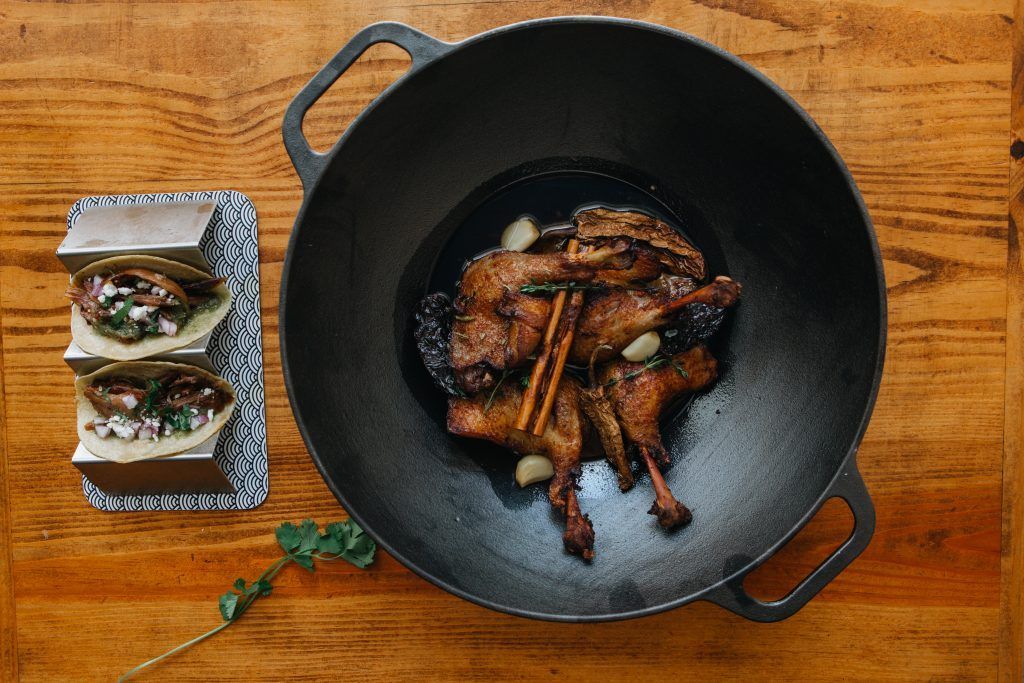 Duck Carnitas Tacos