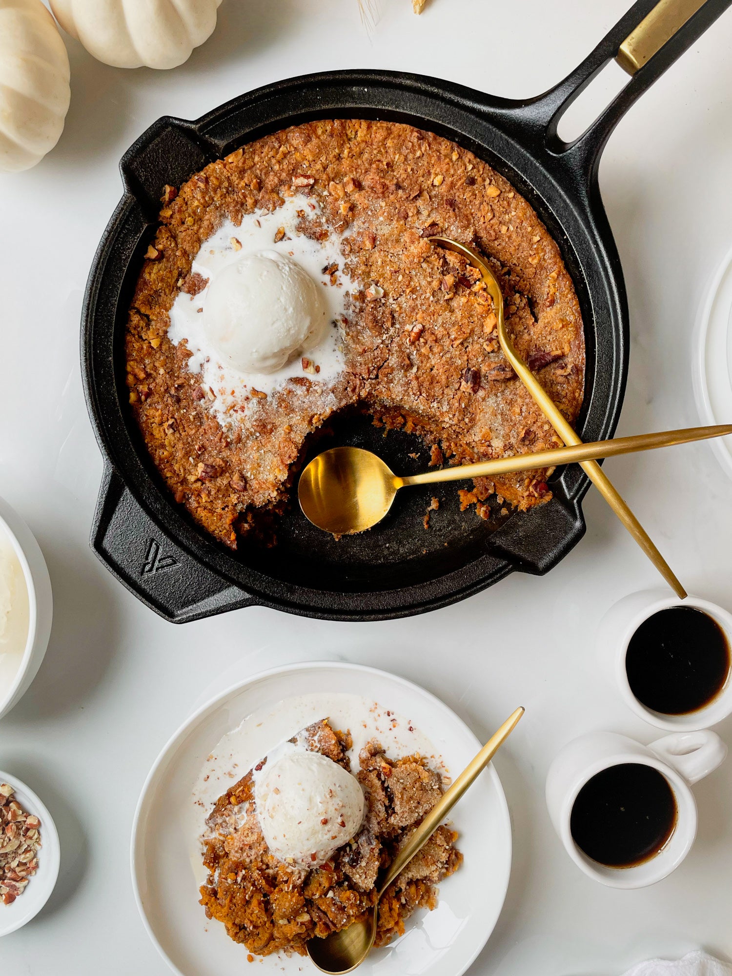 Maple Pumpkin Pecan Crumble