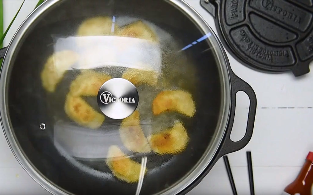 Kimchi Pork Dumplings (Mandu)