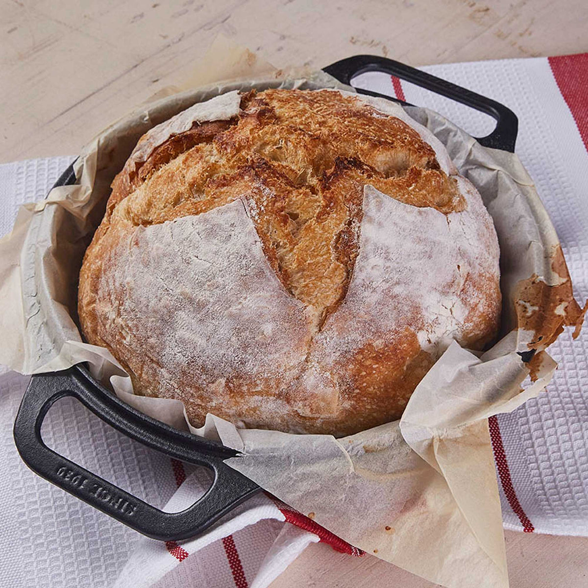 6 Qt Cast Iron Combo Cooker2 Piece Dutch Oven & Skillet Set