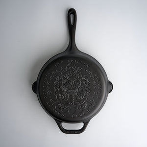 10-Inch Day of Dead Catrina Cast Iron Skillet
