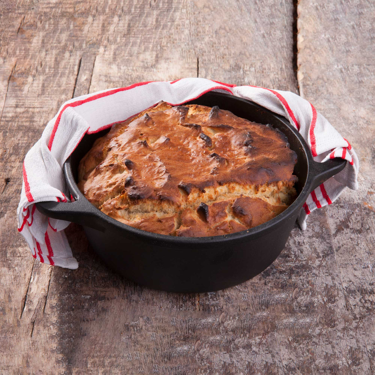 4 QT Cast Iron Dutch Oven with Lid