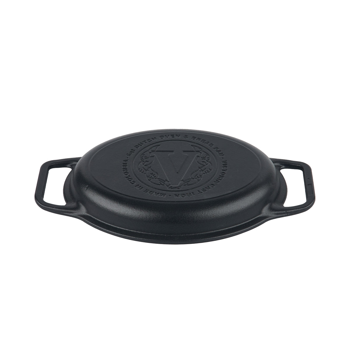 6-Quart Cast Iron Oval Dutch Oven Combo – Bread Baker & Skillet Set