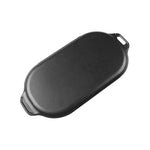 13.5-Inch Rectangular Sizzle Pan and Serving Plate Cast Iron