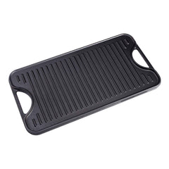 Rectangular Cast Iron Reversible Griddle – 18.5” x 10”