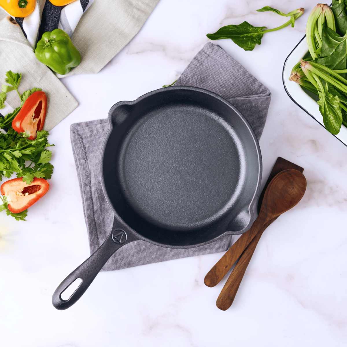 8"-Inch Cast Iron Skillet