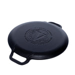 10-Inch Cast Iron Comal & Pizza Pan with Dual Loop Handles